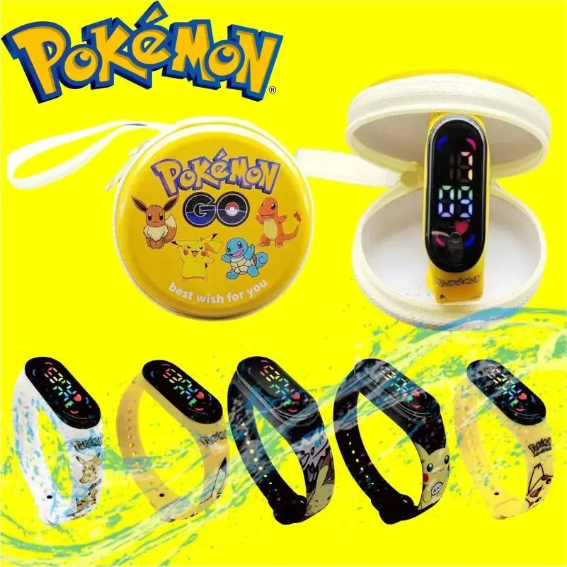 Pokémon Pikachu & Gengar Digital LED Watch