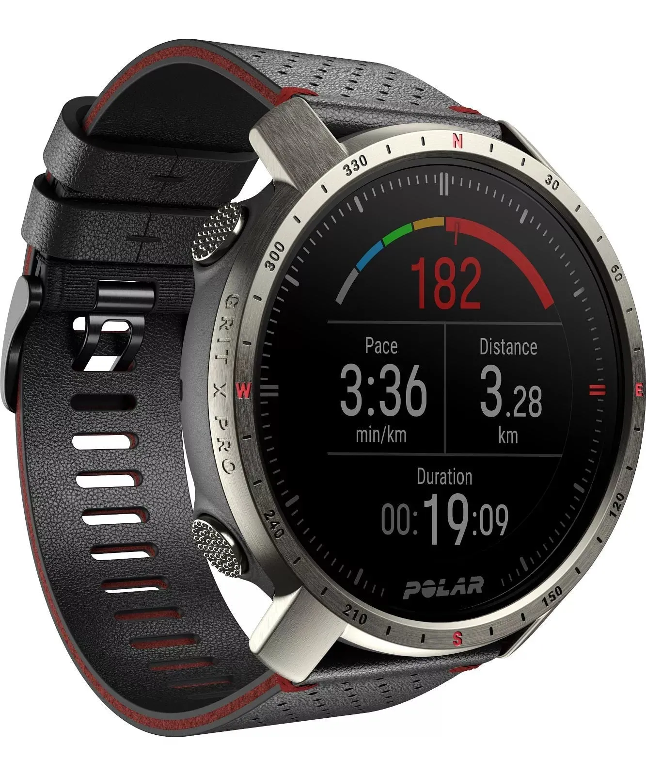 Polar Grit X Pro Titan M/L Smartwatch - Black