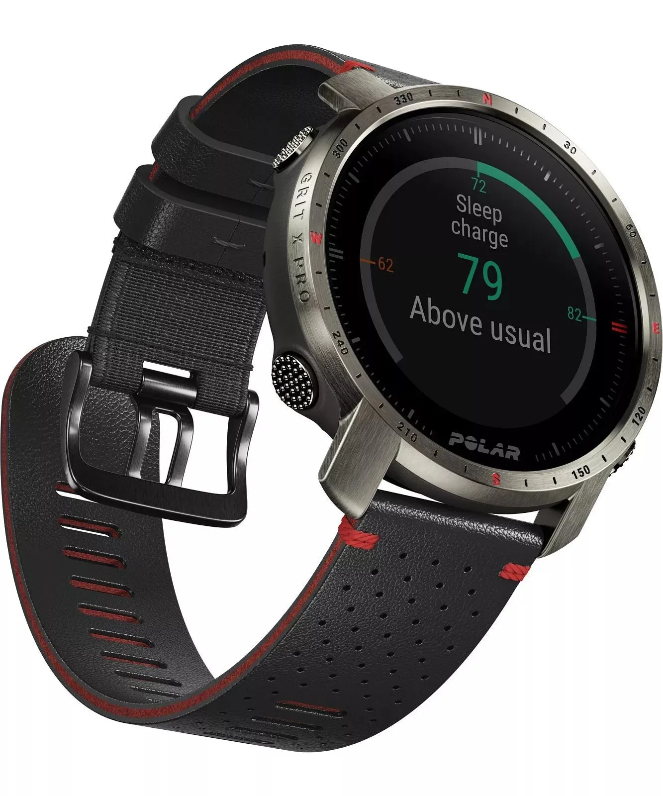 Polar Grit X Pro Titan M/L Smartwatch - Black