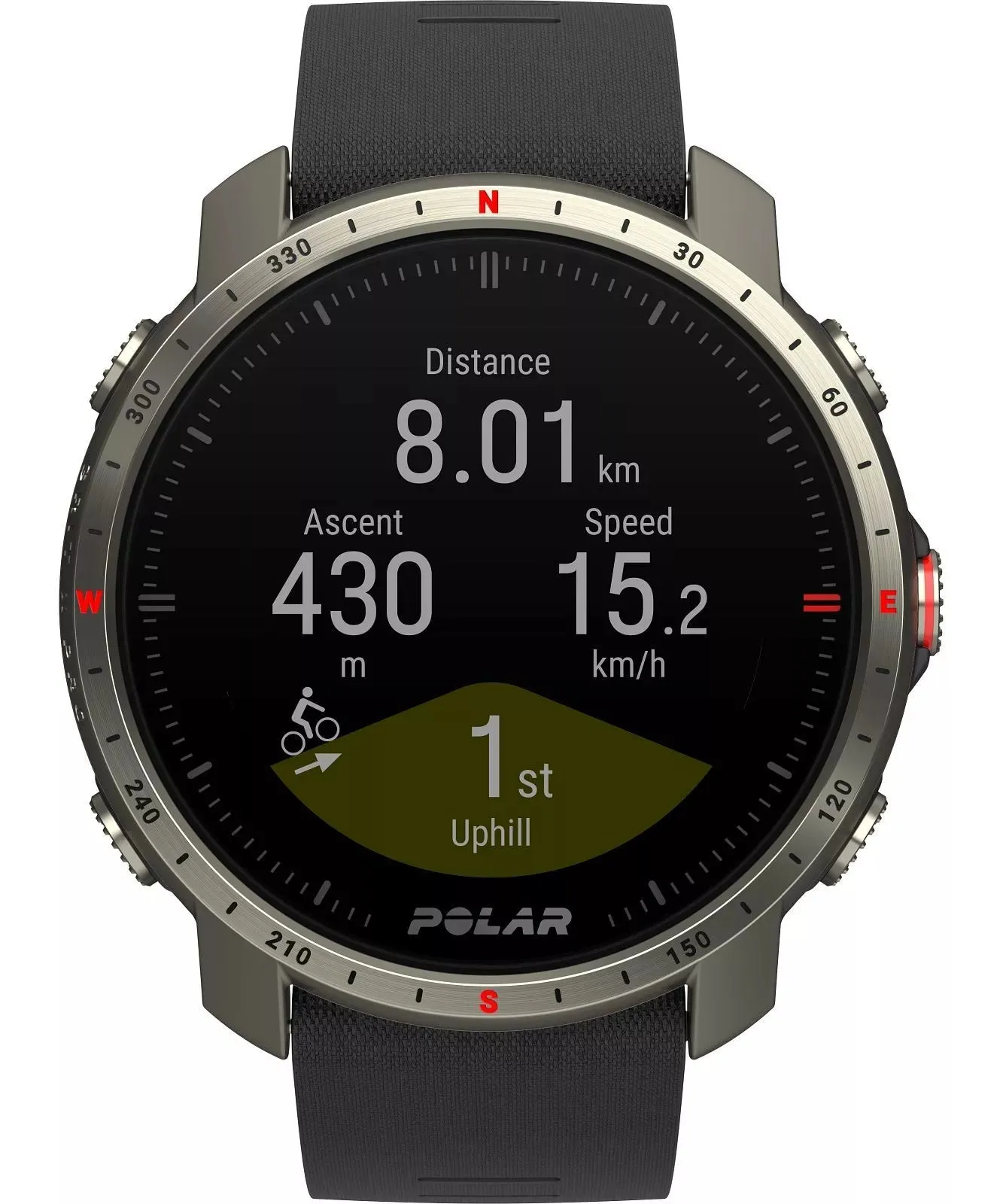 Polar Grit X Pro Titan M/L Smartwatch - Black