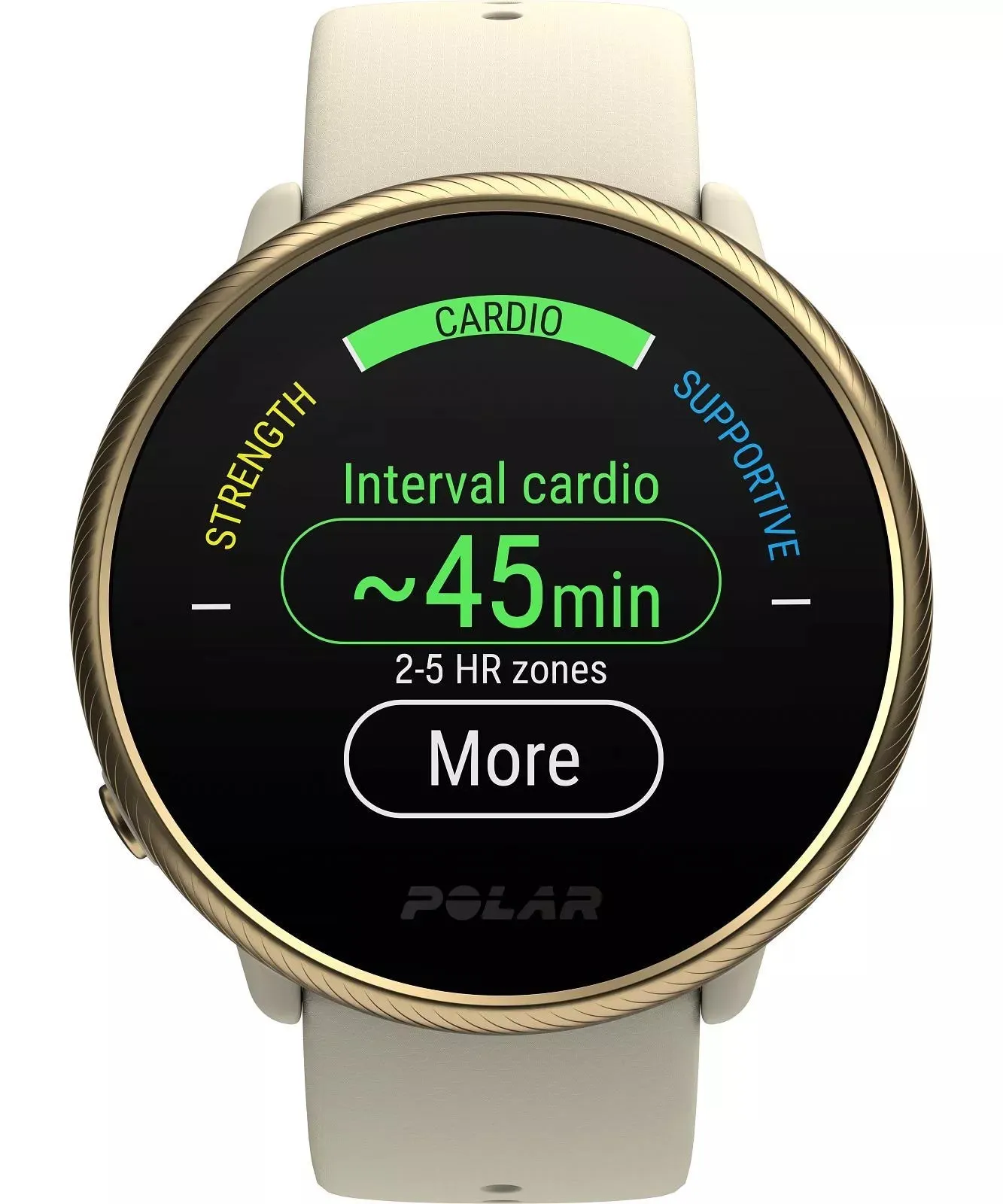 Polar Ignite 2 Multisport Smartwatch - Champagne/Gold - S-L