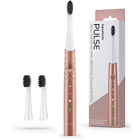 Pulse Sonic Toothbrush with Activated Charcoal Bristles