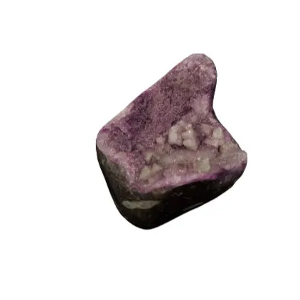 Purple Druzy Enhanced Sculpture Small Desktop Size