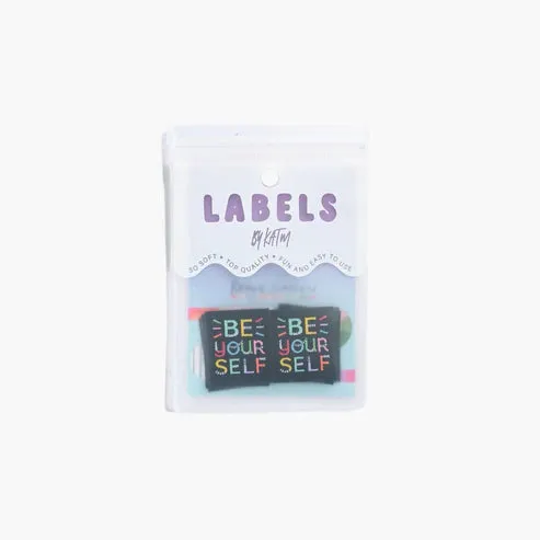 "Be Yourself" by KATM X Brook Gossen  - 6 Woven Labels