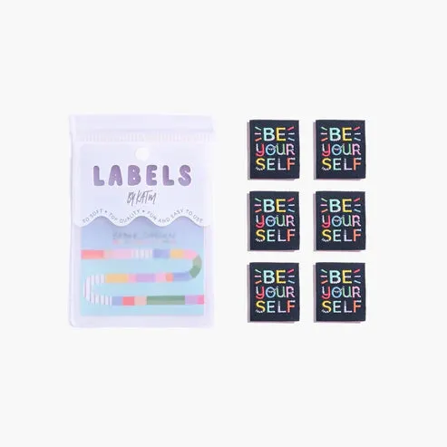 "Be Yourself" by KATM X Brook Gossen  - 6 Woven Labels