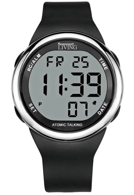 Radio controlled digital watch