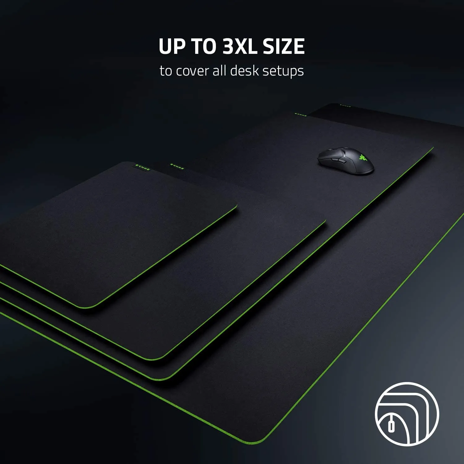 Razer Mouse Pad Gigantus V2 Cloth Gaming XXL: Thick, High-Density Foam - Non-Slip Base - Classic Black