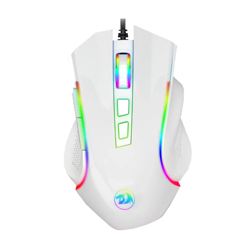 Redragon Griffin 7200Dpi Gaming Mouse - White