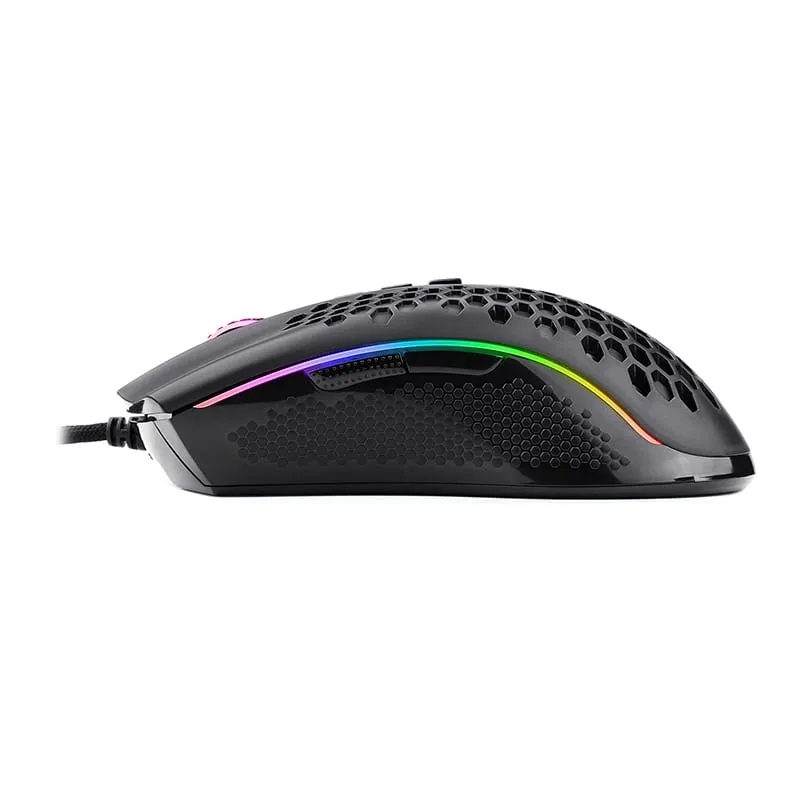 Redragon Storm Elite 32000Dpi 7 Button|Lightweight Body|Ergonomic Design|Rgb Backlit Wired Gaming Mouse - Black