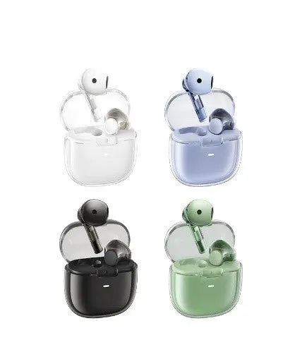 REMAX CozyBuds Double ENC Intelligent Call Noise Reduction Wireless Earphone Transparent Shell W