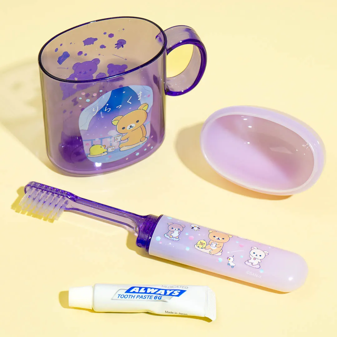 Rilakkuma Sleepy Time Tea Toothbrush Set