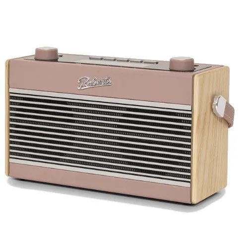 Roberts Rambler BTS DAB DAB  FM RDS Stereo Digital Radio with Bluetooth Alarms and ECO Power Saving Mode Dusky Pink