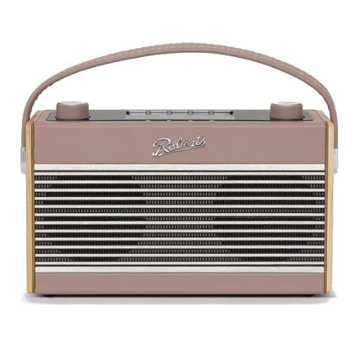 Roberts Rambler BTS DAB DAB  FM RDS Stereo Digital Radio with Bluetooth Alarms and ECO Power Saving Mode Dusky Pink