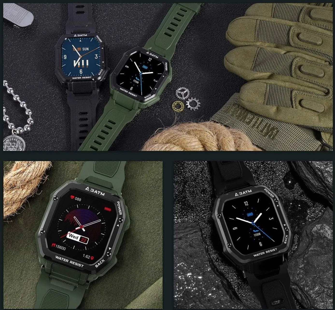 Rock Rugged Adventure Lifestyle Smartwatch