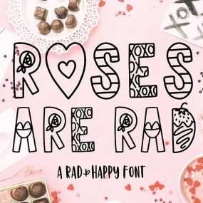 Roses Are Rad Font