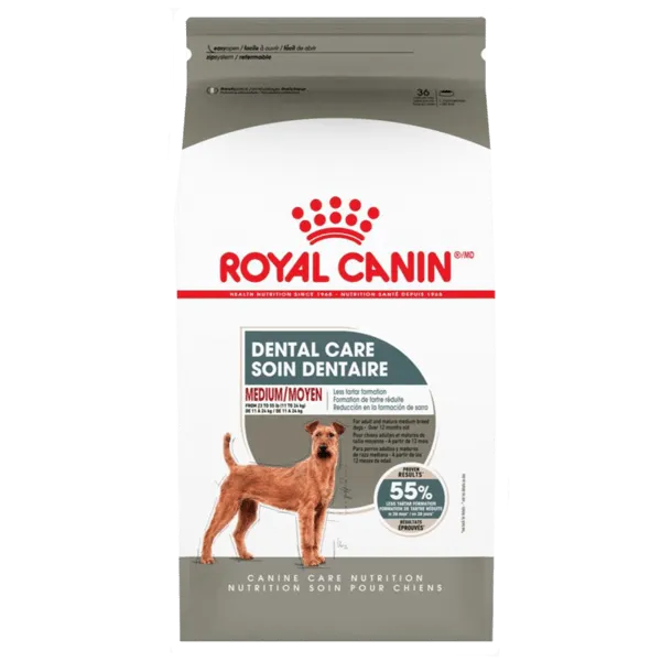 Royal Canin Medium Adult Dental Care Dry Dog Food, 28lb