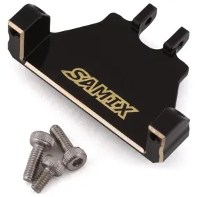 SAMSCX24-4068E SCX24 Brass Servo Mount (Black) (EcoPower/Emax)