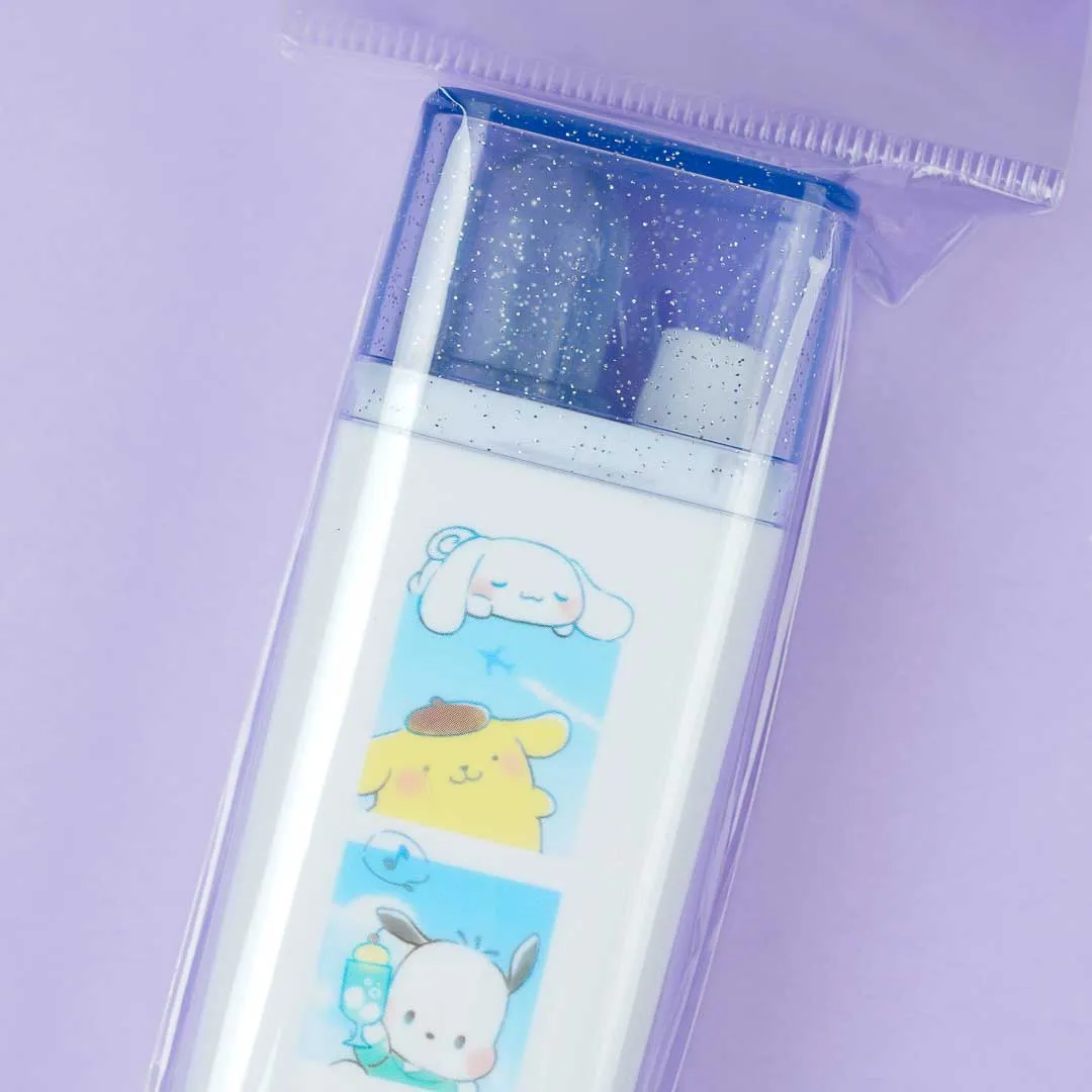 Sanrio Characters Happy Trio Travel Toothbrush Set