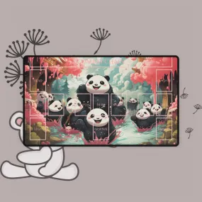 SCBC: "River Pandas" Play Mat. Flesh & Blood. Card Game. Brute. Cards. Fun. Play Mat. Birthday Gift. Gift For Nerds.