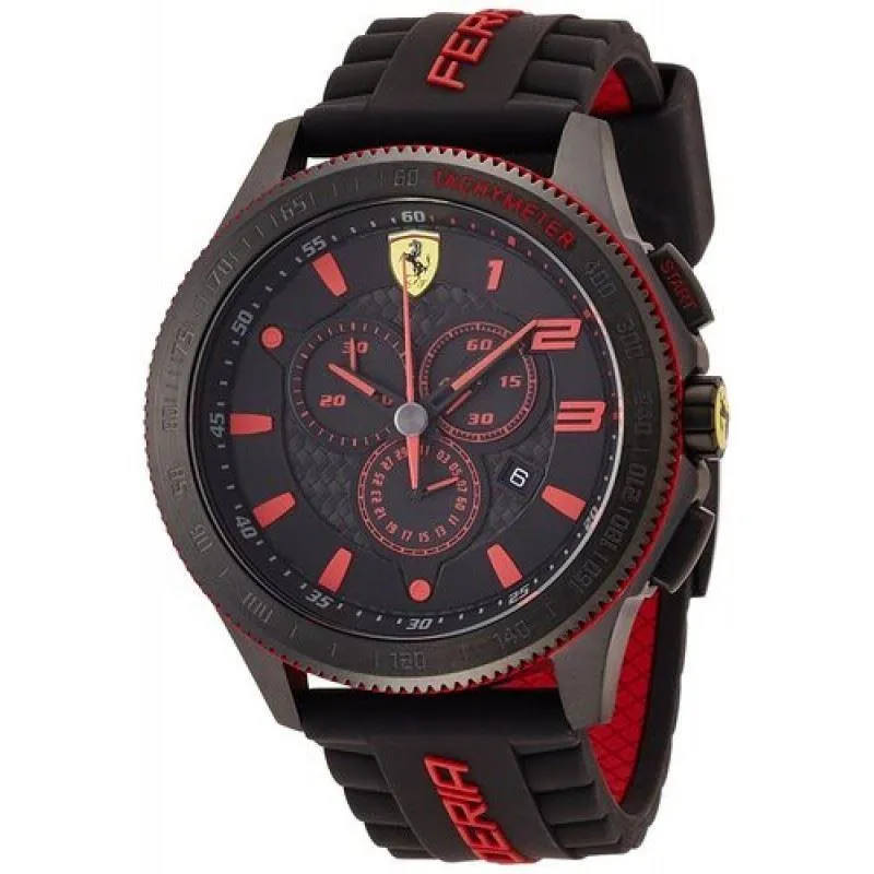 Scuderia Ferrari XX Men's Rubber Chronograph Watch