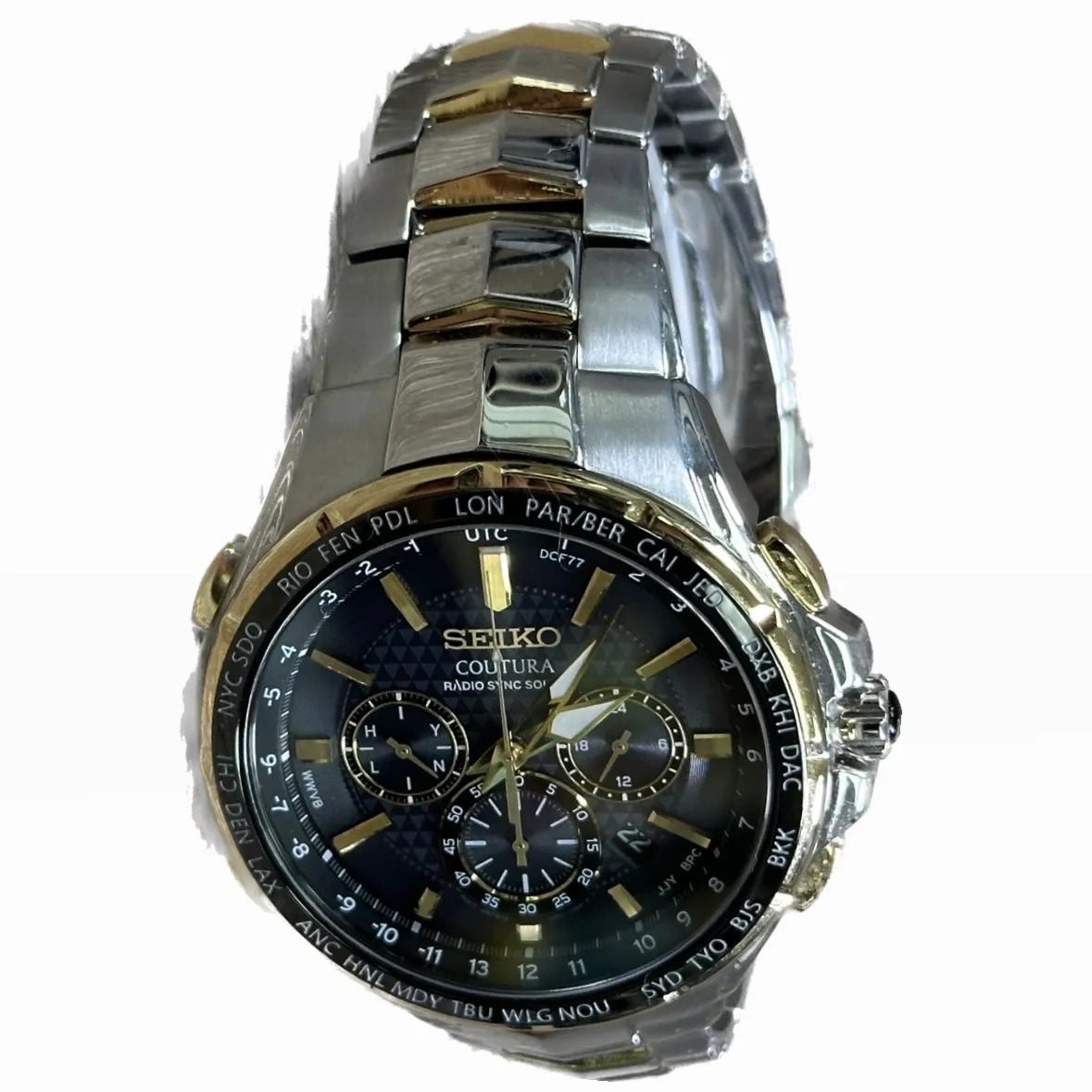 Seiko Coutura Radio Sync Solar Chronograph - Mens Watch