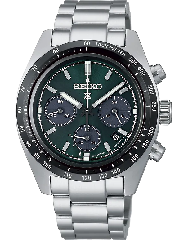 Seiko - Prospex Speedtimer Authentic Green Solar Chronograph - SSC933P - 787925