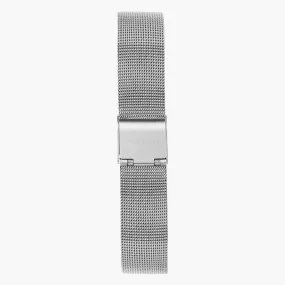 Silver Mesh Strap - Silver - 32mm