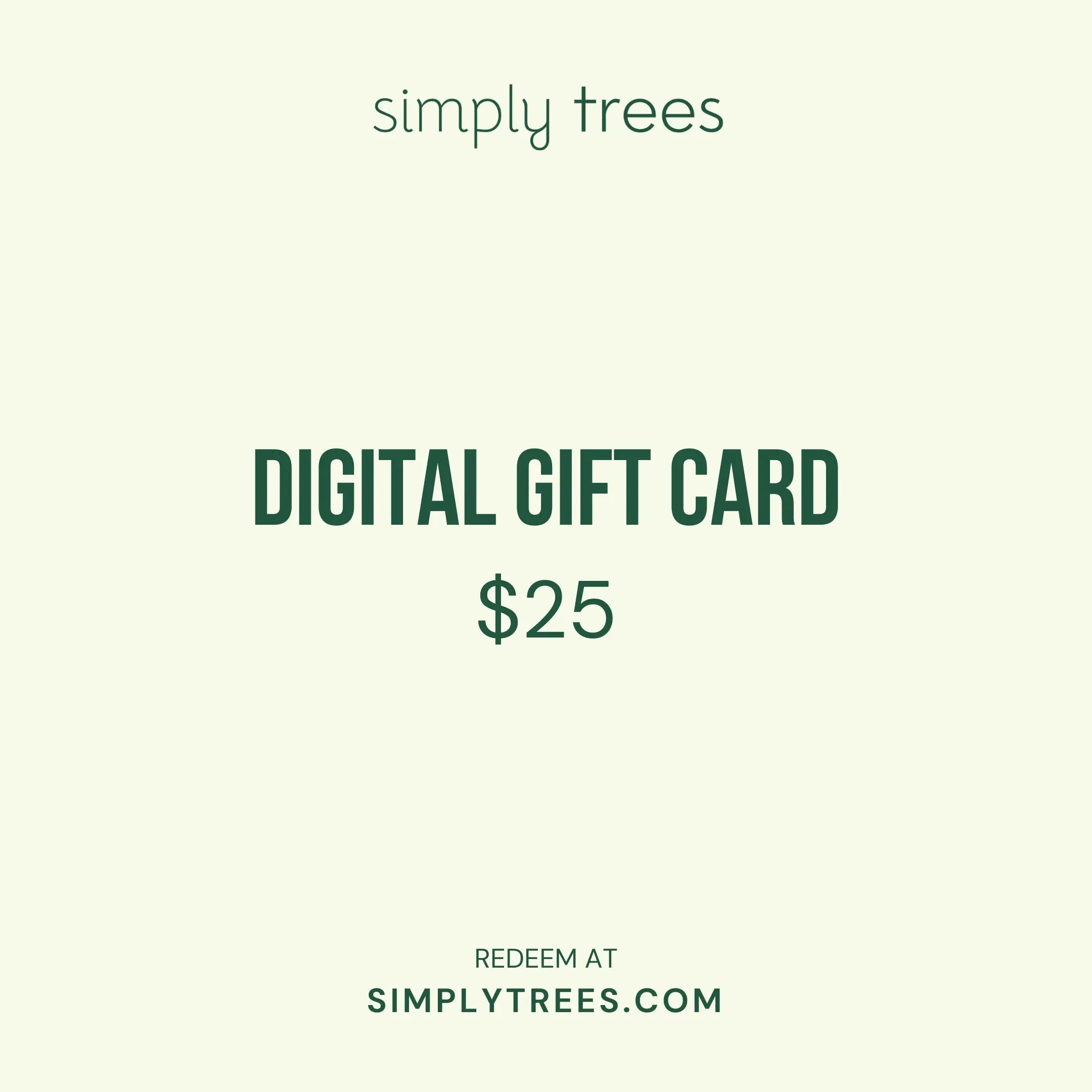 Simply Trees Gift Card