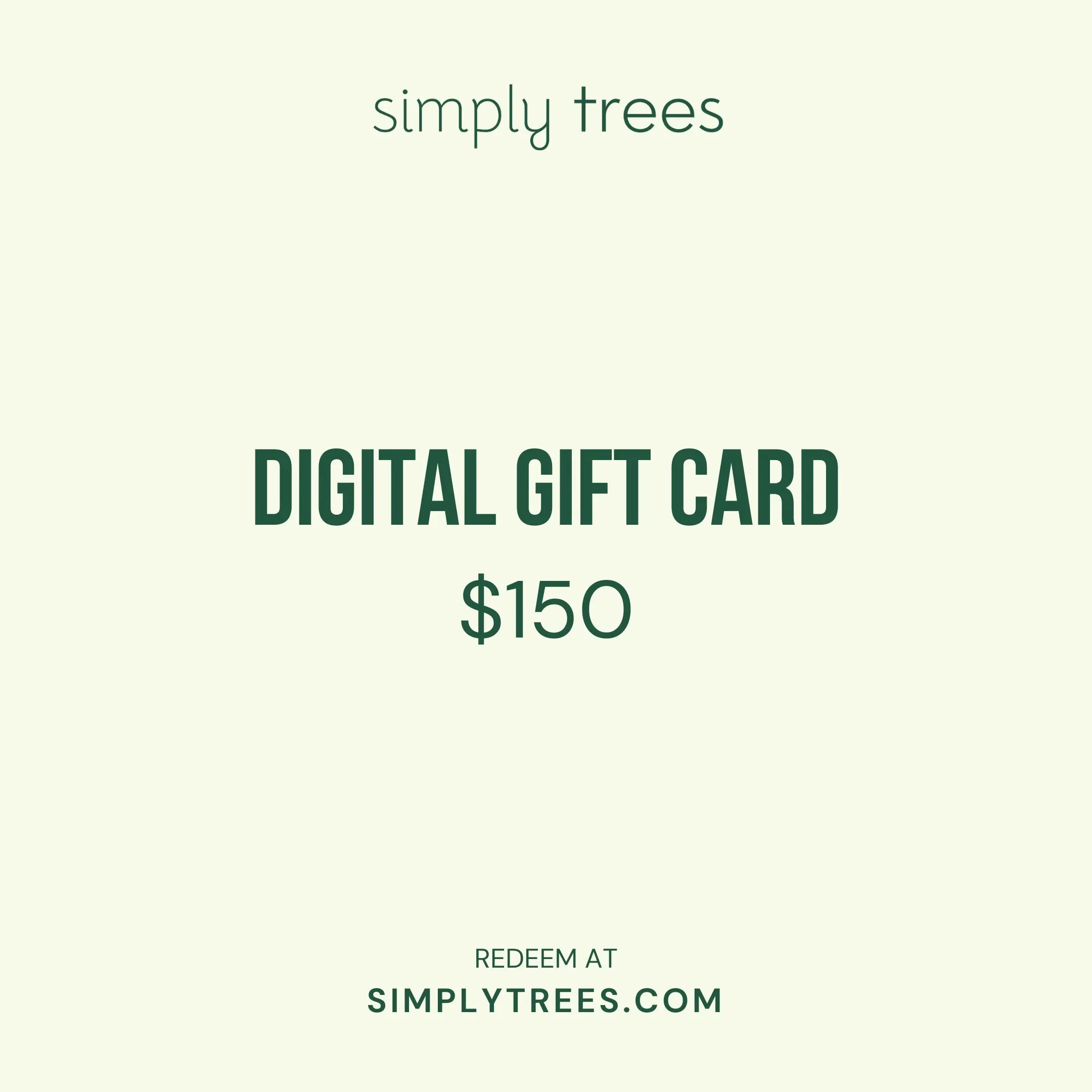 Simply Trees Gift Card