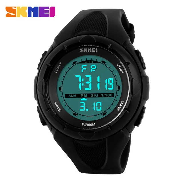 SKMEI Fashion Men LED Digital Watch Electronic Military Outdoor Sports Watches Man Clock Watwrproof Boys Hours Relogio Masculino