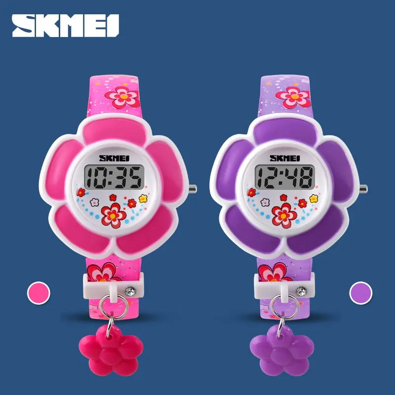 SKMEI KIDS WATCH FLOWER SERIES-1144-PRPL