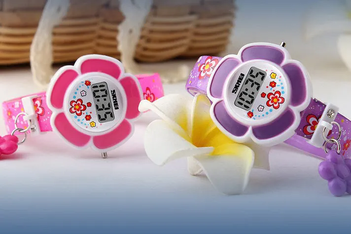 SKMEI KIDS WATCH FLOWER SERIES-1144-PRPL