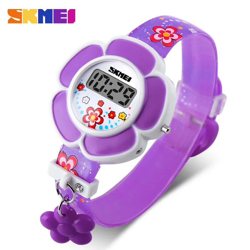 SKMEI KIDS WATCH FLOWER SERIES-1144-PRPL