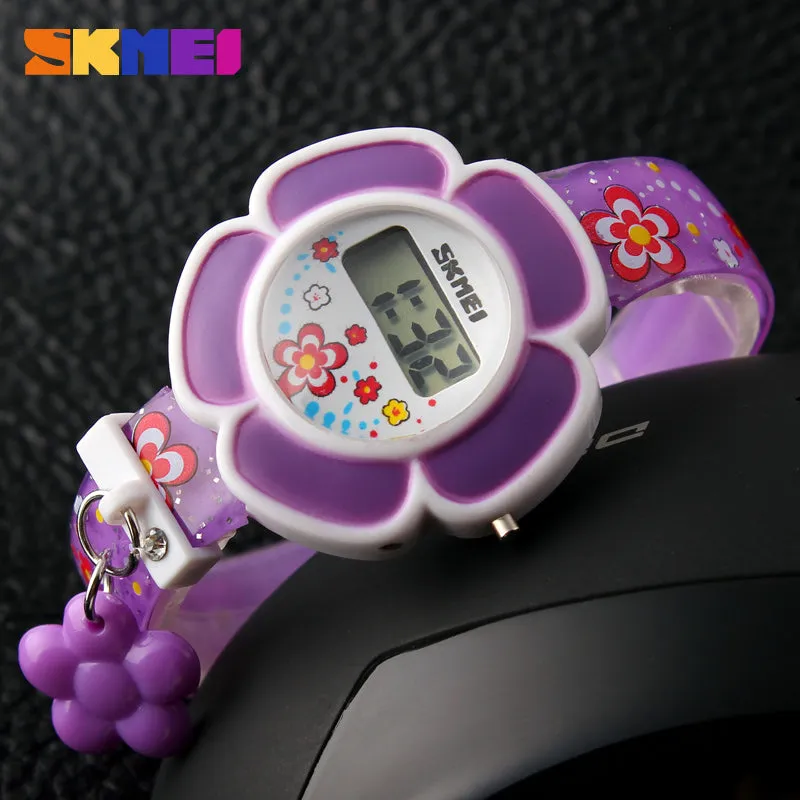 SKMEI KIDS WATCH FLOWER SERIES-1144-PRPL