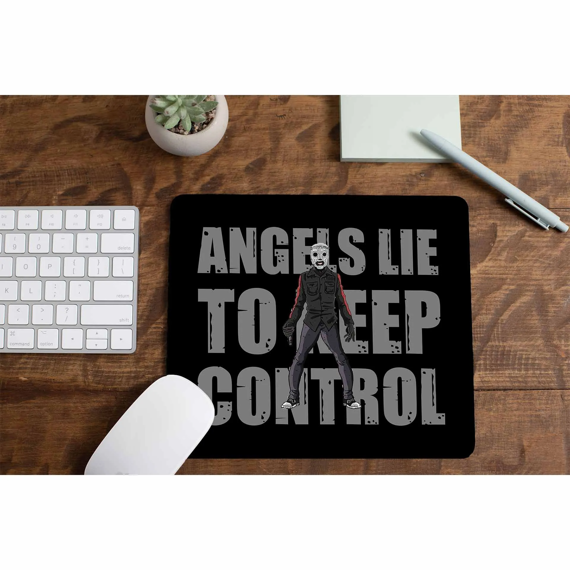 Slipknot Mousepad - Angels Lie To Keep Control