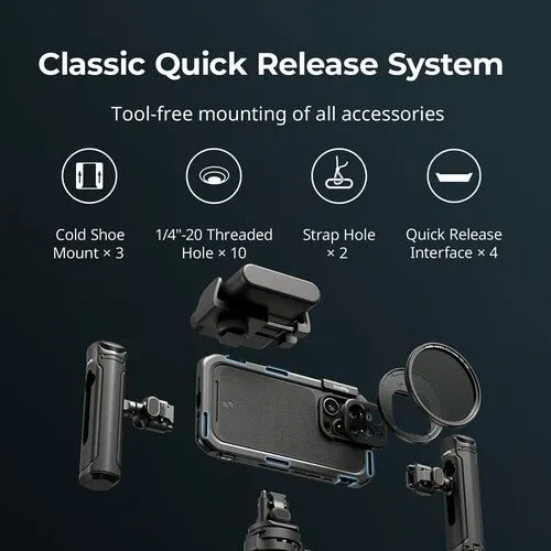 SmallRig Mobile Video Cage Basic Edition for iPhone 16 Pro Max