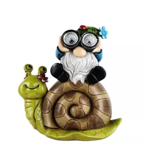 Solar Powered Outdoor Area Decorative Garden Gnome