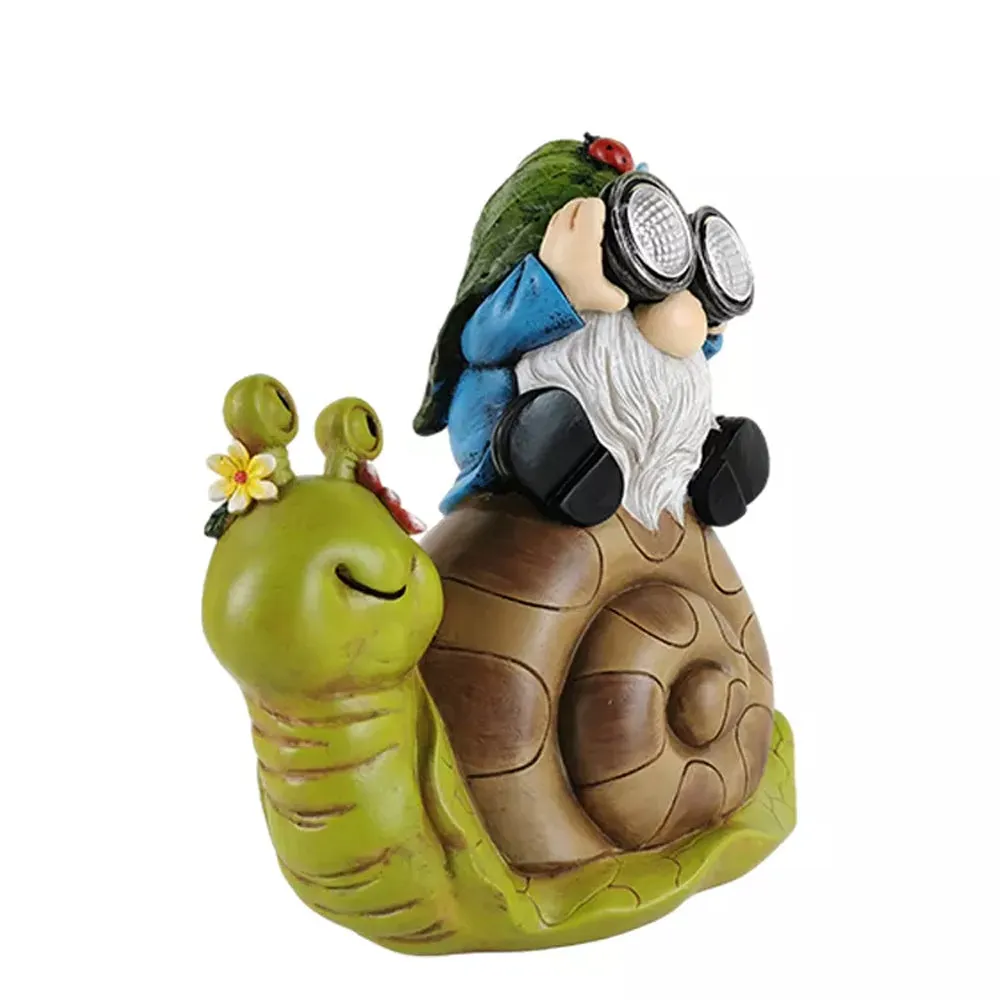 Solar Powered Outdoor Area Decorative Garden Gnome