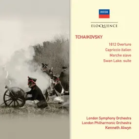 TCHAIKOVSKY: 1812 Overture, Capriccio Italien, Marche slav, Swan Lake Suite - Kenneth Alwyn, London Symphony, London Philharmonic