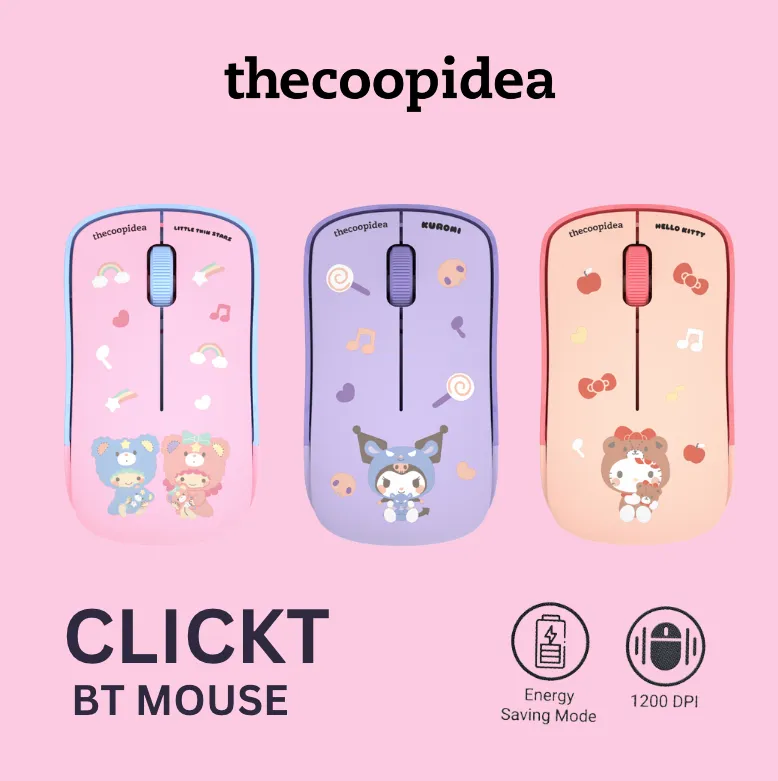 thecoopidea Sanrio CLICKY Bluetooth Mouse