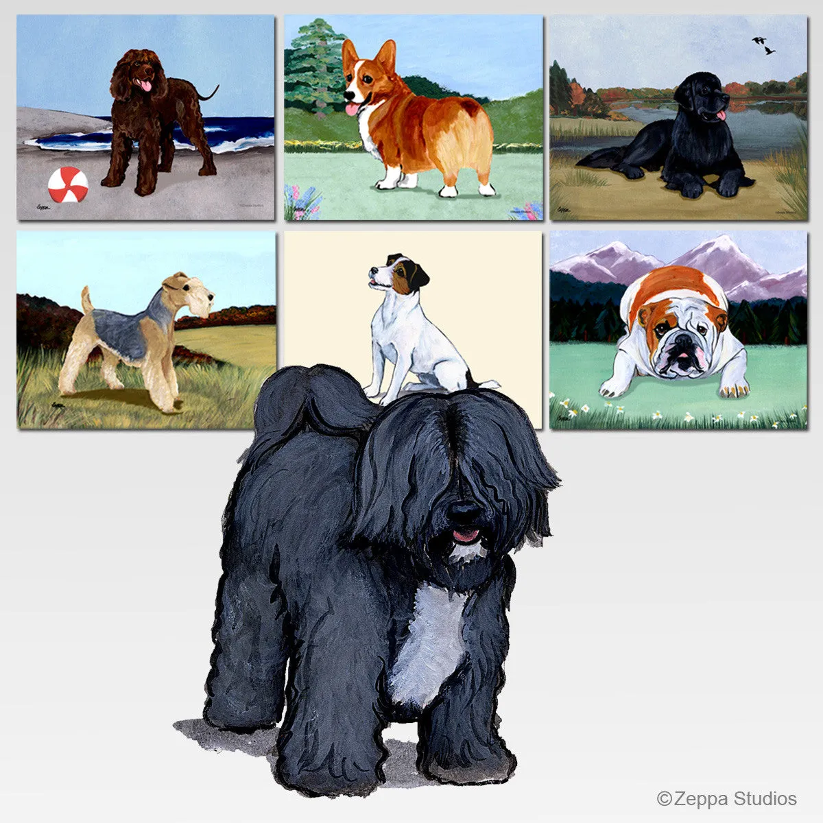 Tibetan Terrier Scenic Mouse Pad