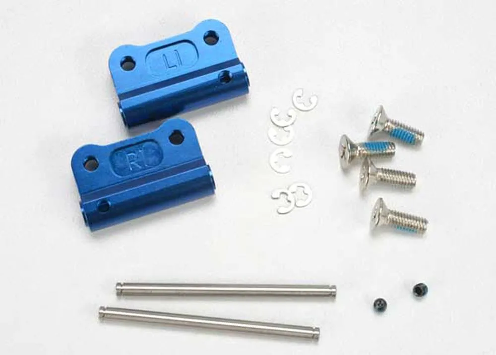 Traxxas Rear Suspension Arm Mounts, Aluminum,  /-1 Degree, 2798X