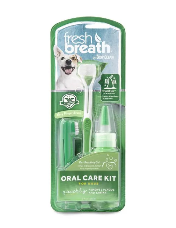 Tropiclean Fresh Breath Oral Care Kit Med/Large