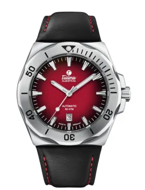 Tutima M2 Seven Seas S Watch Red Dial 6155-07