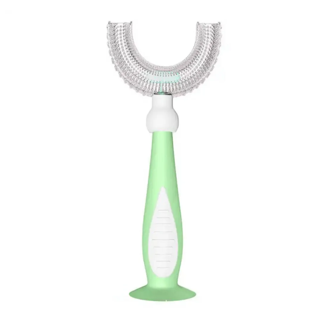 U-Shaped Sensory Toothbrush Grip with Suction Base