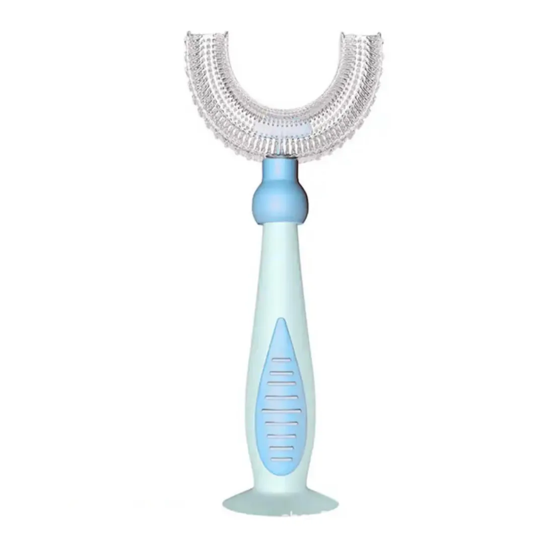 U-Shaped Sensory Toothbrush Grip with Suction Base