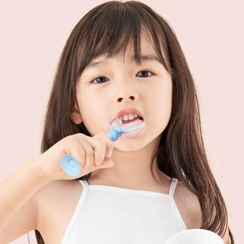 U-Shaped Sensory Toothbrush Grip with Suction Base