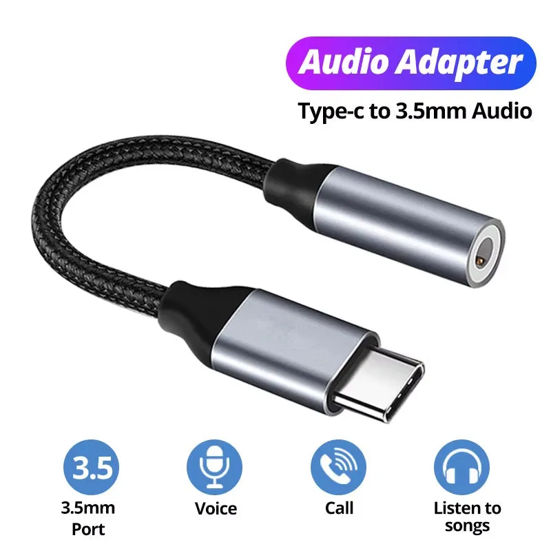 USB-C to 3.5mm Audio Adapter