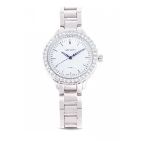 Valentino 20121961-SILVER - WHITE DIAL SILVER STAINLESS BAND Watch For Women