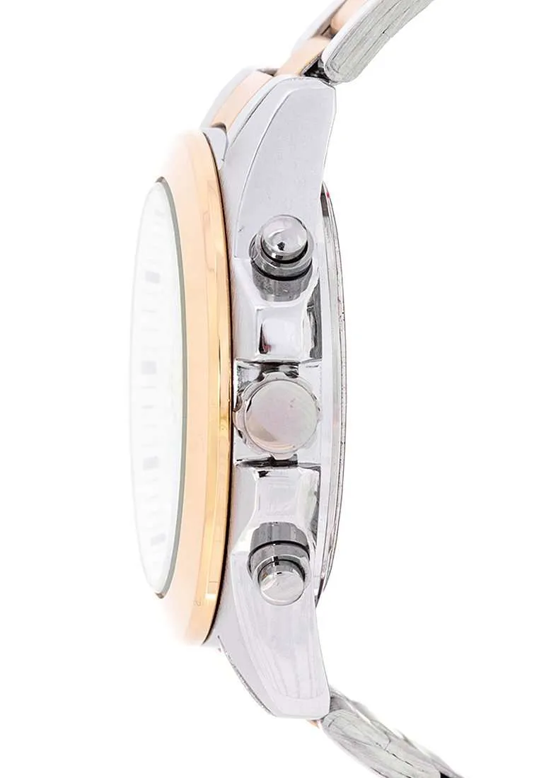 Valentino 20122221-TWO TONE - SIL DIAL Gold Watch for Women